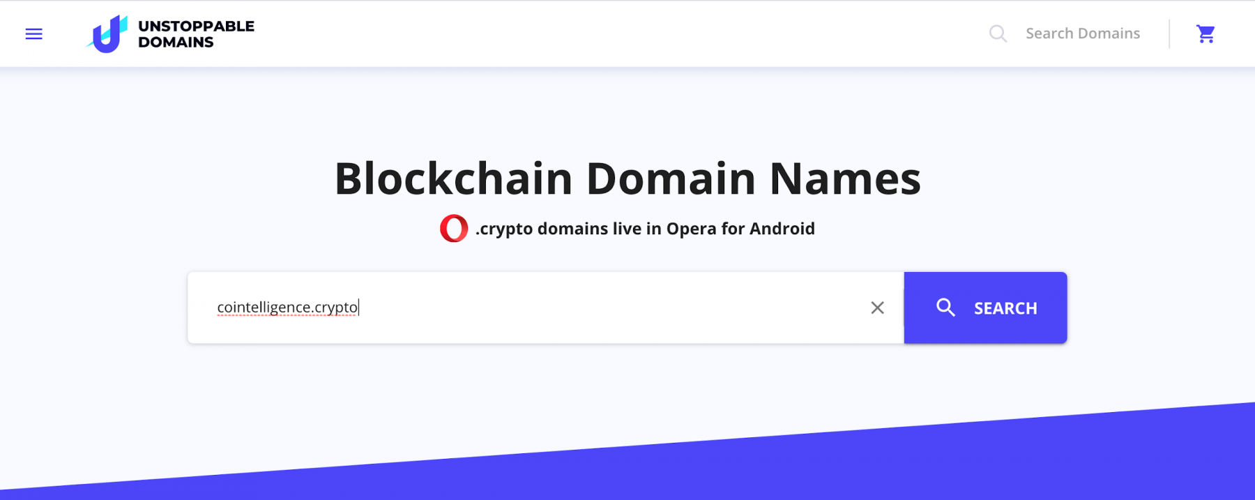 Setting up a blockchain domain